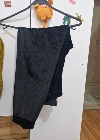 siyah polar eşofman - Görsel 2