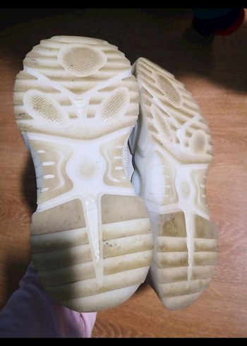 Gri Platform Topuklu  Lutvelizade Spor Ayakkabı - Görsel 7