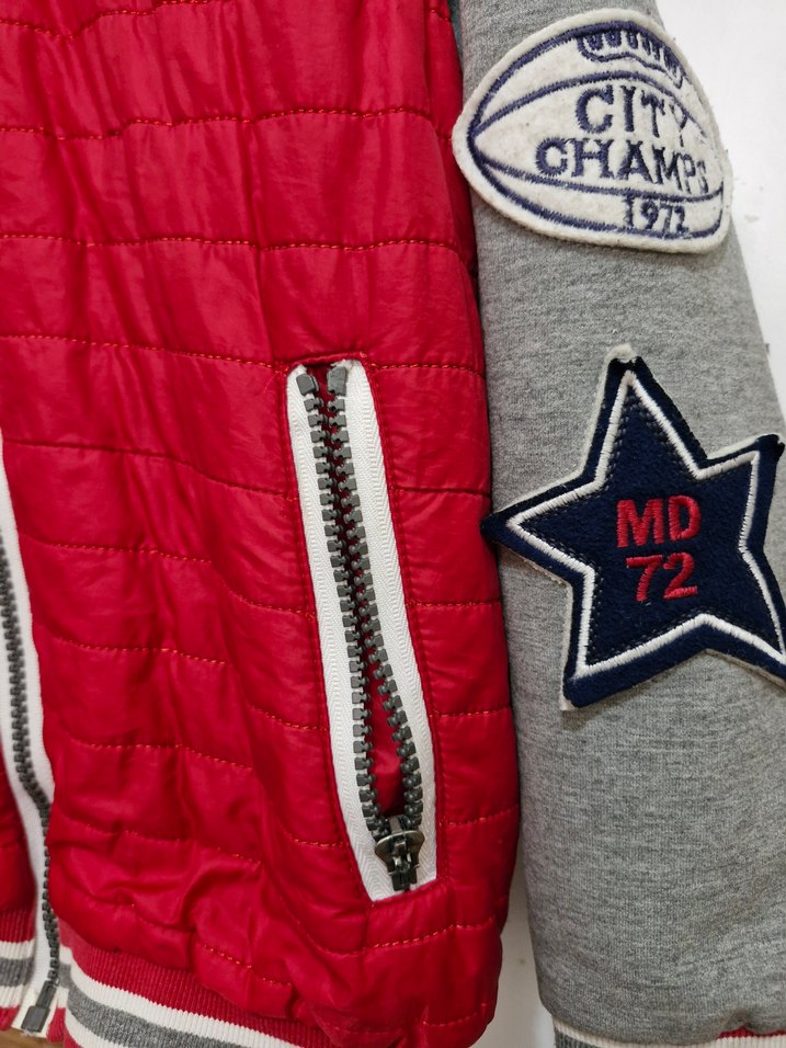 Nakışlı ve Fermuarlı Erkek Çocuk Ceket - Görsel 5