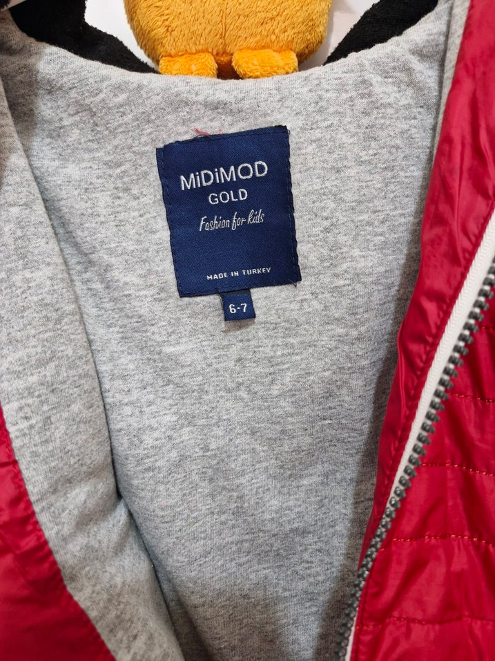 Nakışlı ve Fermuarlı Erkek Çocuk Ceket - Görsel 4