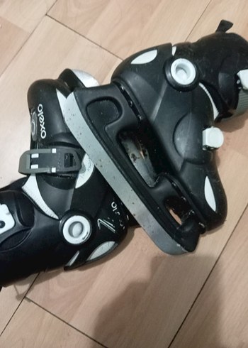 Decathlon siyah çocuk buz pateni