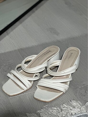 39 Beden beyaz Renk Yazlık sandalet terlik