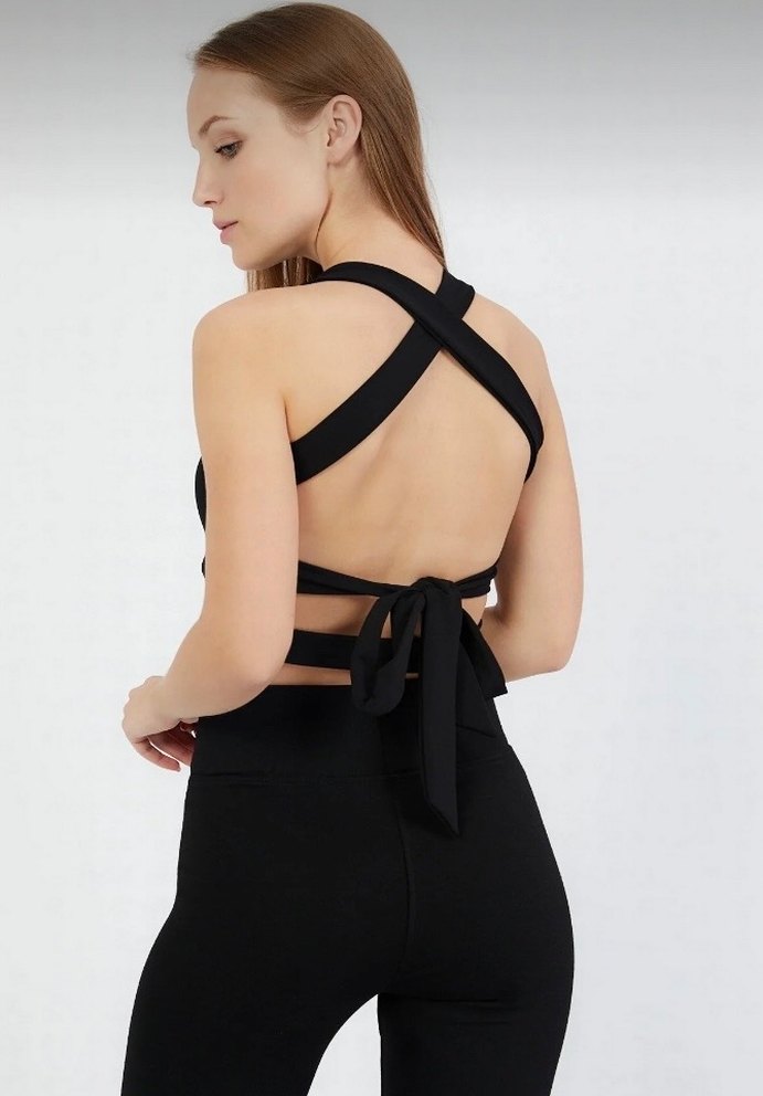 Lamodemapass Sırt Detaylı Crop Top - Görsel 3