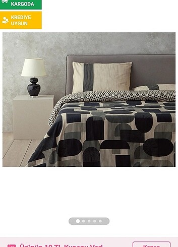 Beden Dijital baskili soft cotton King size nevresim seti 240x220