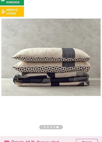 Beden haki Renk Dijital baskili soft cotton King size nevresim seti 240x220