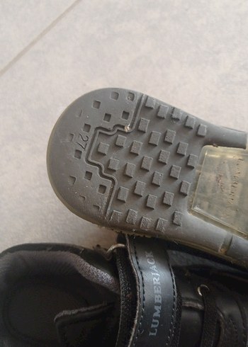 Siyah Erkek Çocuk Spor Ayakkabı Velcro - Görsel 2