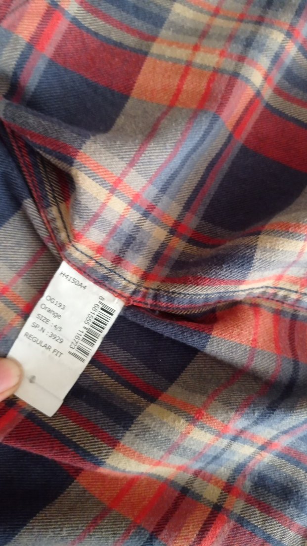 Erkek Çocuk Ekose Desenli Uzun Kollu Gömlek - Görsel 2