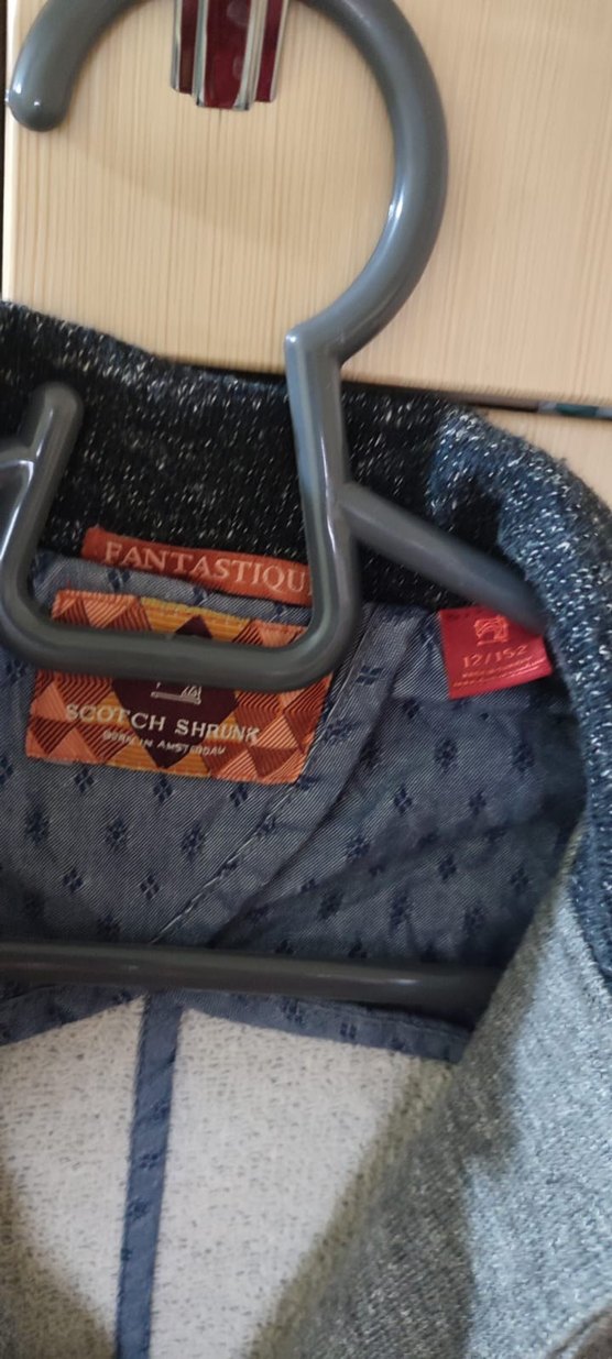 Gri Erkek Denim Ceket, Düğmeli, Regular Fit - Görsel 3