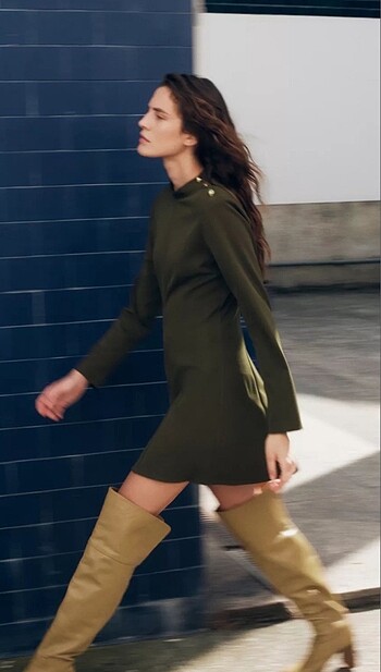 Zara Zara mini haki elbise