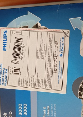 Philips 3000 Serisi Gri Tıraş Makinesi - Görsel 2