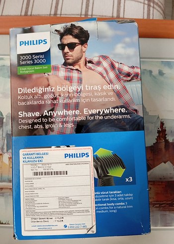 Philips Series 3000 Erkek Vücut Bakım Seti - Görsel 2