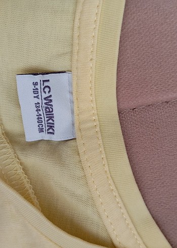 Sarı Kız Çocuk Baskılı Tişört - Görsel 4