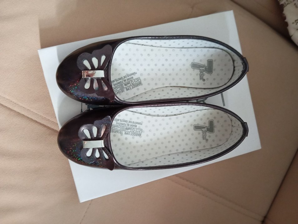 Kız Çocuk siyah Tokalı Babet - Görsel 2