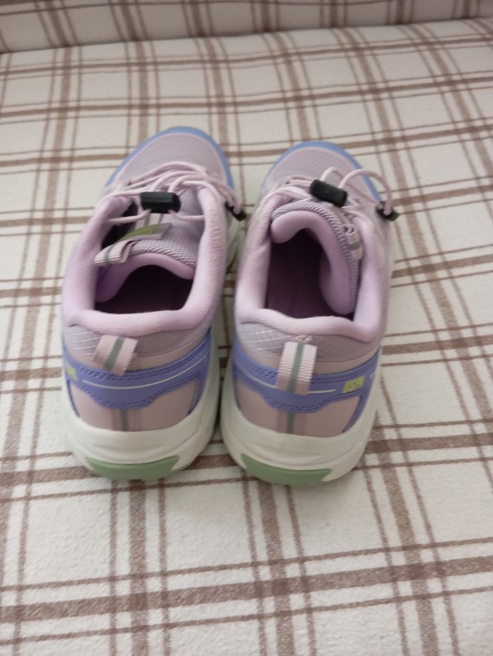 Bağcıklı Mor Pastel kız çoçuk 
Spor Ayakkabı - Görsel 2