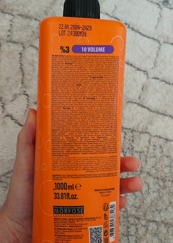 Morfoz %3 Oksidan Krem 10 Volume - Görsel 2