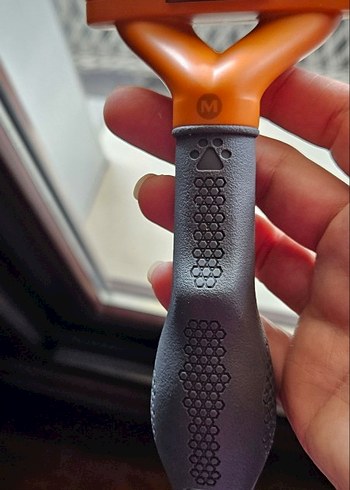 Turuncu FuRminator Kedi Tüy Tarağı - Görsel 6