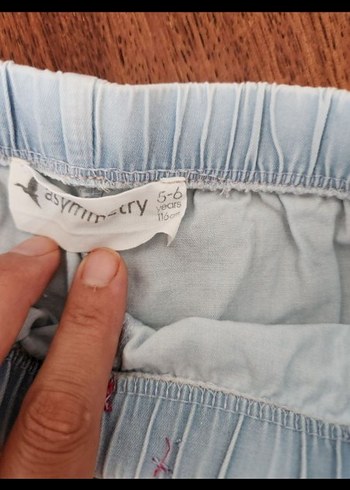 Bohem Tarzlı Kız Şortu Pamuklu Rahat Kesim - Görsel 4