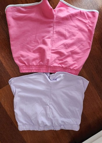 Kız Çocuk Pembe Pamuklu 2adet Street Şort - Görsel 4