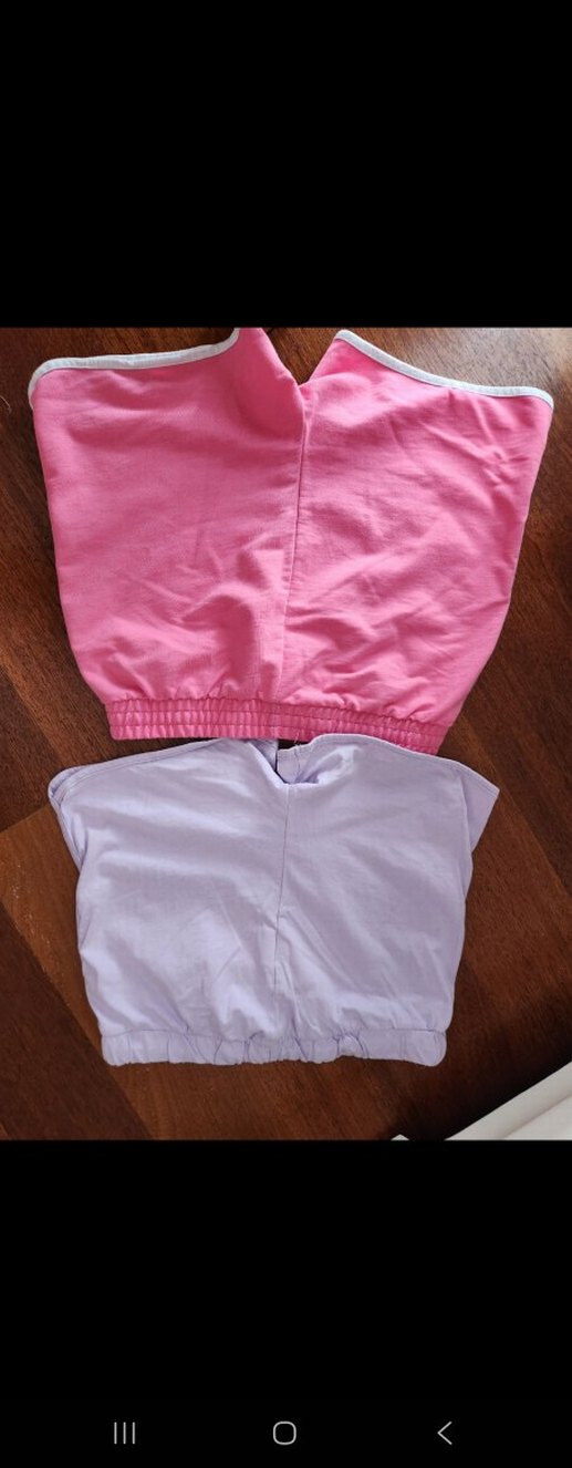 Kız Çocuk Pembe Pamuklu 2adet  Street Şort - Görsel 4