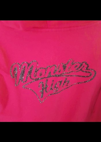 Kız Çocuk Kapüşonlu Fermuarlı Sweatshirt - Görsel 2