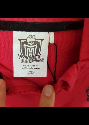 Kız Çocuk Kapüşonlu Fermuarlı Sweatshirt - Görsel 5