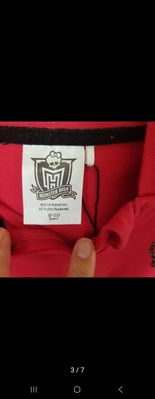 Kız Çocuk Kapüşonlu Fermuarlı Sweatshirt - Görsel 5