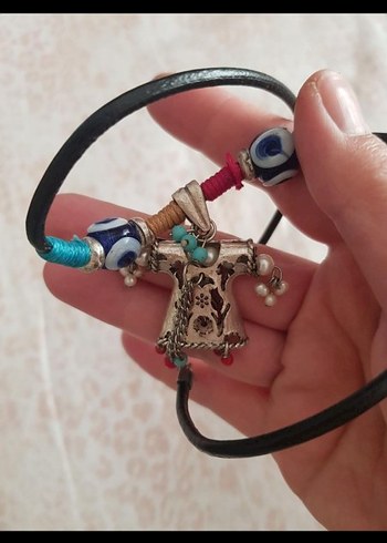 Renkli Boncuklu Bohem Kadın Kolye - Görsel 2