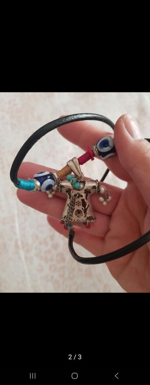 Renkli Boncuklu Bohem Kadın Kolye - Görsel 2