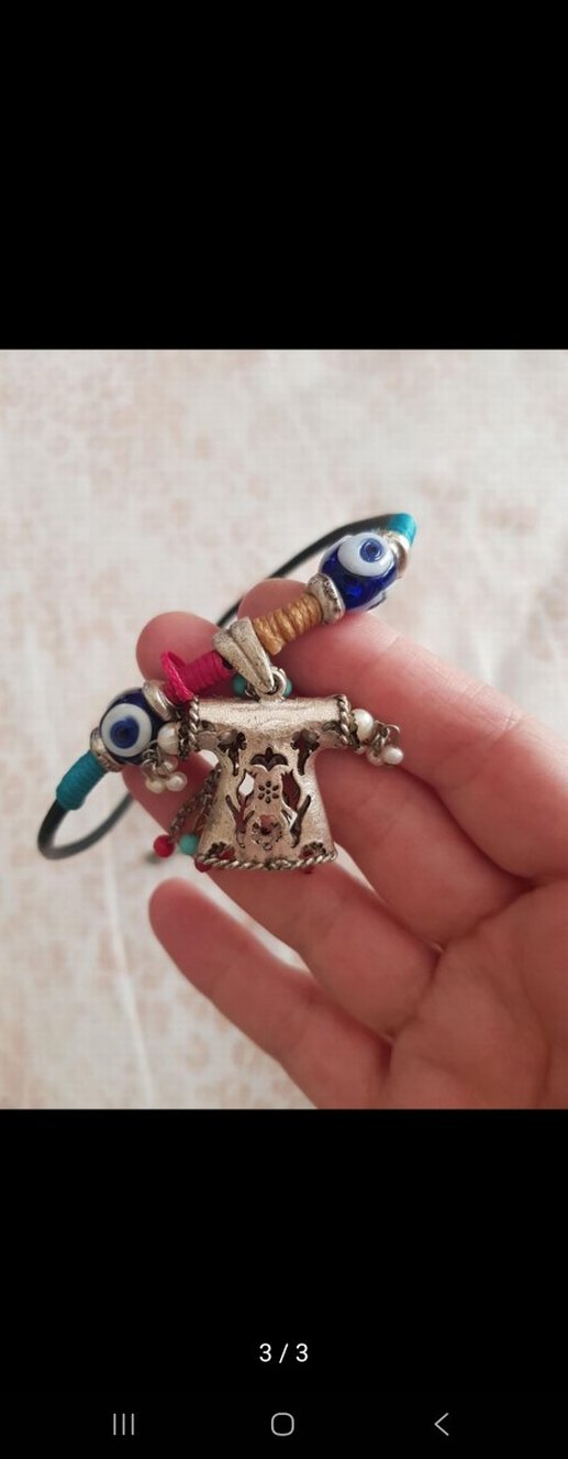 Renkli Boncuklu Bohem Kadın Kolye - Görsel 3