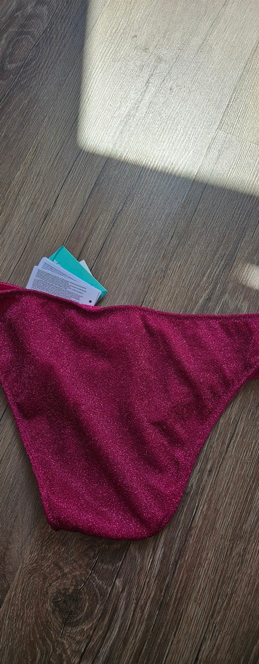 Simli Pembe Bikini - Görsel 5