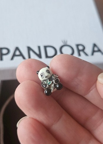 Gri Zincir Detaylı Pandora Bileklik - Görsel 7