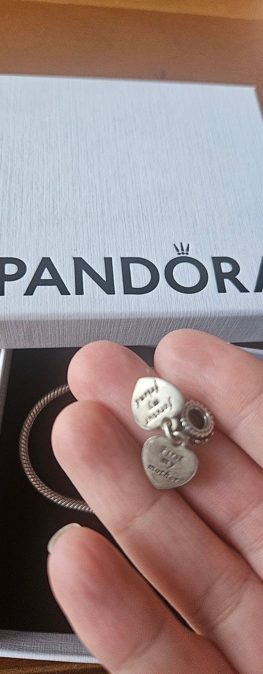 Gri Zincir Detaylı Pandora Bileklik - Görsel 4