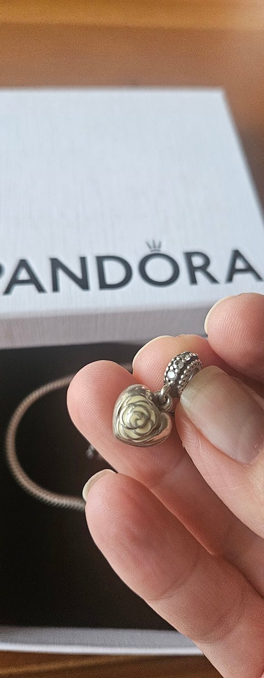 Gri Zincir Detaylı Pandora Bileklik - Görsel 5