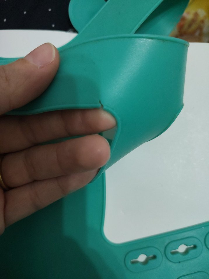 Turkuaz Bebek Mama Önlüğü - Görsel 3