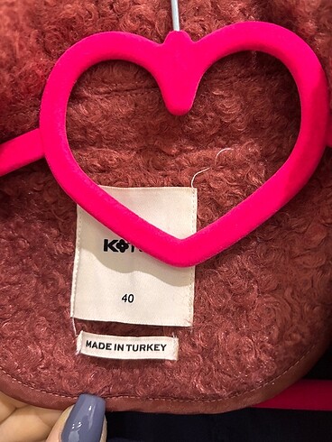 Koton Koton ceket peluş mont