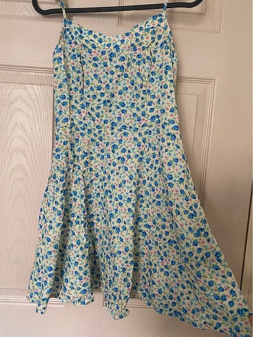 LC Waikiki Mavi yazlık mini elbise
