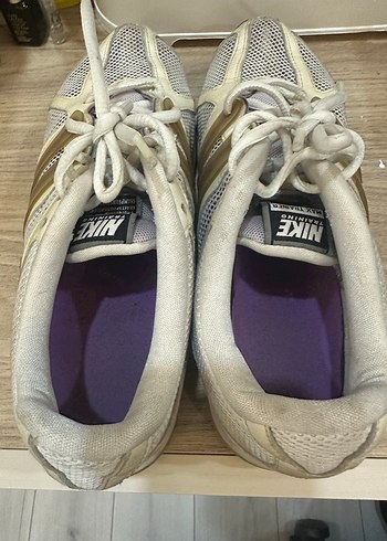 Nike Beyaz Gri Kadın Spor Ayakkabı - Görsel 3