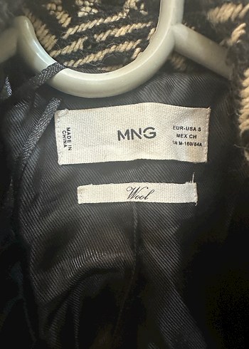 Desenli Kuşaklı Uzun yün kaban - Görsel 3