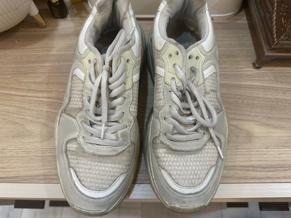 Kadın Beyaz Spor Platformlu Bağcıklı Spor Ayakkabı - Görsel 2