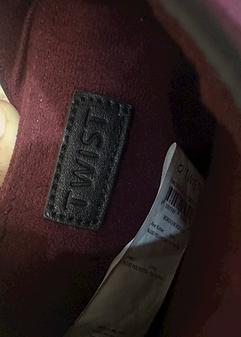 Püsküllü Bordo Süet Kadın Çanta - Görsel 4