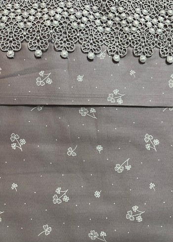 Nakışlı Bej Gri Nevresim Takımı - Görsel 2