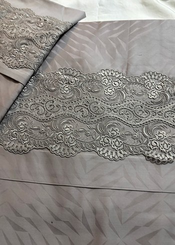 Gri Nakışlı Nevresim Takımı - Görsel 2