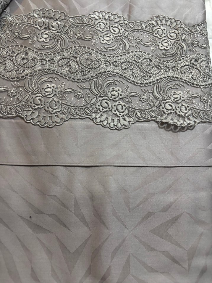 Gri Nakışlı Nevresim Takımı - Görsel 3