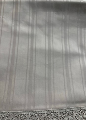 Nakışlı Gri Nevresim ve Çarşaf Takımı - Görsel 3