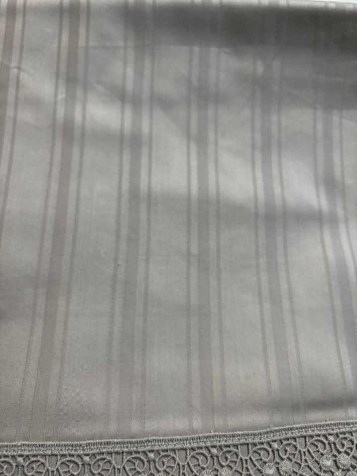 Nakışlı Gri Nevresim ve Çarşaf Takımı - Görsel 3