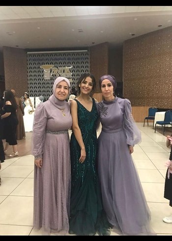 Uzun Mor Abiye - Görsel 3