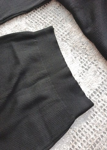 Siyah Uzun Triko Kadın takım - Görsel 3