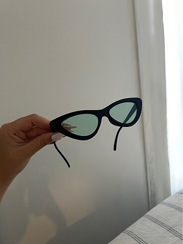 aqua di polo turkuaz camlı cat eye güneş gözlüğü