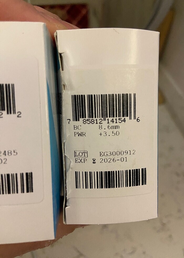 Bausch Lomb Lens/+3.50 Yumuşak Kontakt Lens - Görsel 2