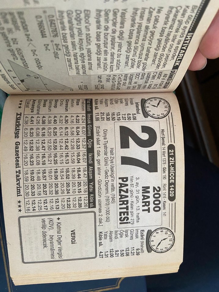 Takvim Yaprağı 2000 Yılı

İlanı satın almayınız - Görsel 3